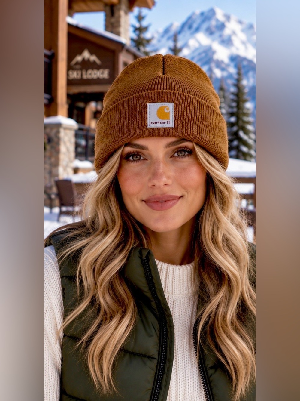 🤎Carhartt Youth Caramel Brown Knit Cuffed Beanie 🤎